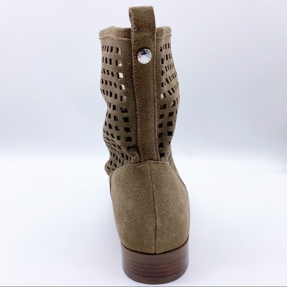 Michael Kors-Soft Suede Laser Cut Midi Boot 5.5 - Picture 4 of 9